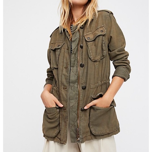 Free People Not Your Brother’s Surplus Jacket S - Picture 1 of 8